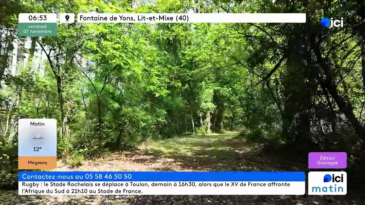 07/11/2025 - ici matin par ici Gascogne en vidéo