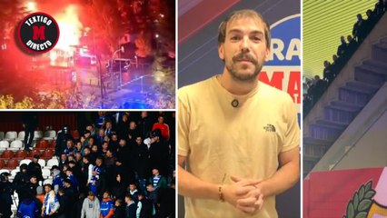 Testigo directo en Vallecas: "Nos quedamos entre ambas aficiones, hubo mucha tensión"