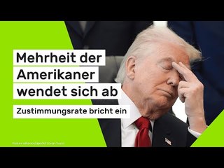Donald Trump: Mehrheit der Amerikaner wendet sich ab – Zustimmungsrate bricht ein