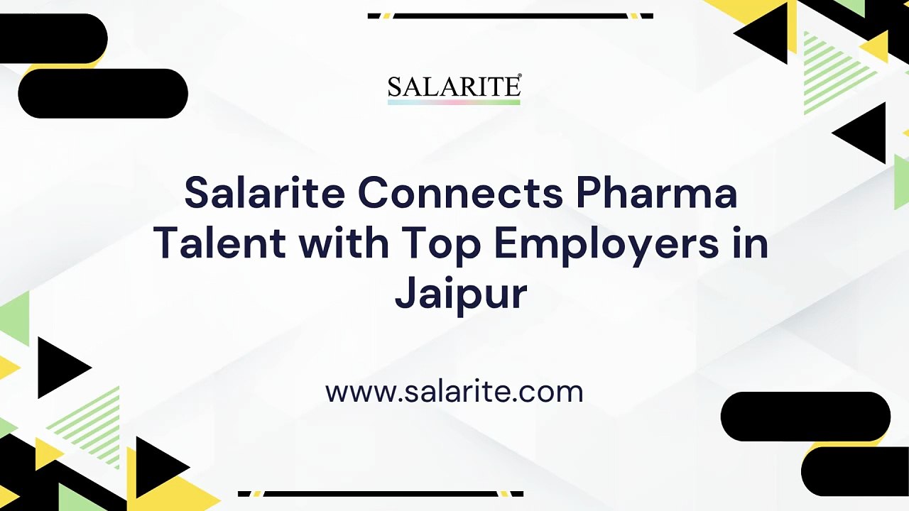 Salarite Connects Pharma Talent with Top Employers in Jaipur