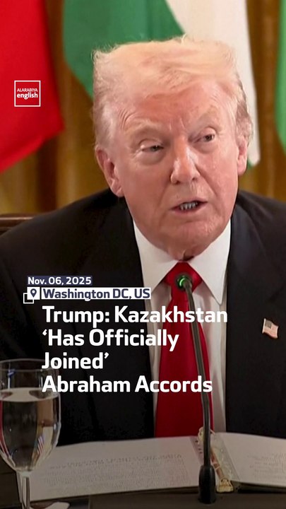 Trump Kazakhstan ‘Has Officially Joined’ Abraham Accords
