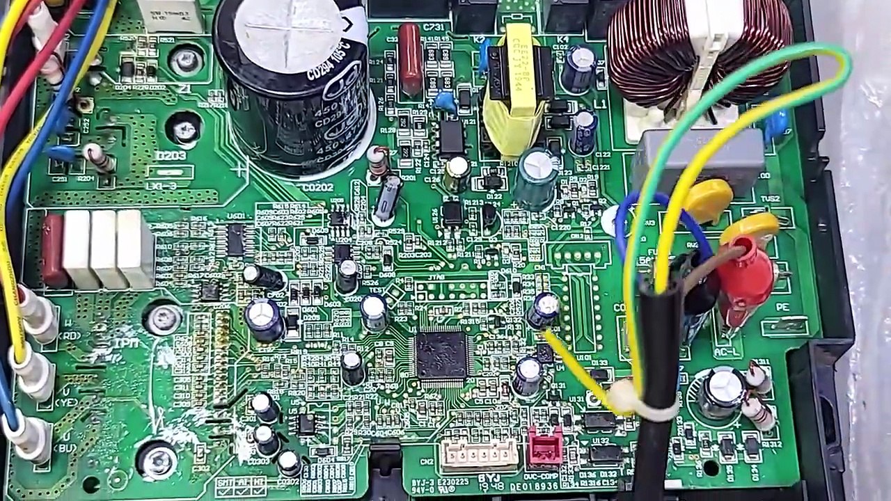 Gree Dc inverter ac E6 error code outdoor pcb Dc inverter ac pcb fault repair #572