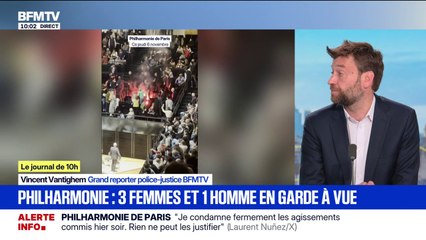 Concert d'un orchestre israélien perturbé: trois femmes et un homme en garde à vue