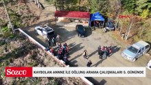 Kastamonu'da kaybolan annne ile oğlunu arama çalışmaları 5. gününde