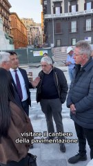 Manfredi - Sopralluogo ai cantieri del lungomare e dell’area di Castel dell’Ovo (07.11.25)