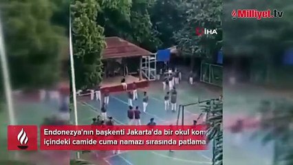 Endonezya'da cuma namazı sırasında patlama! Çok sayıda yaralı var