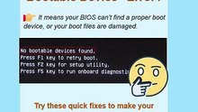 Fix “No Bootable Device” Instantly! | Bring Your PC Back to Life