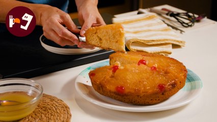 Triunfa con la auténtica tarta de piña invertida (ideal para cumpleaños)
