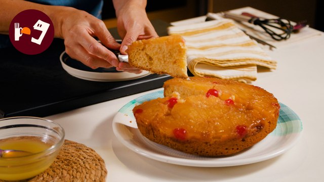 Triunfa con la auténtica tarta de piña invertida (ideal para cumpleaños)