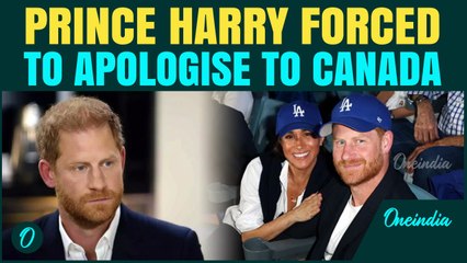 SHOCKING: UK’s Prince Harry BEGS Canadians for APOLOGY | Says ‘SORRY’ for wearing Objectionable Cap