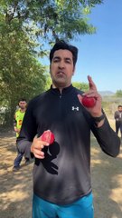 Umer gul Pakistani bowler practice bowling