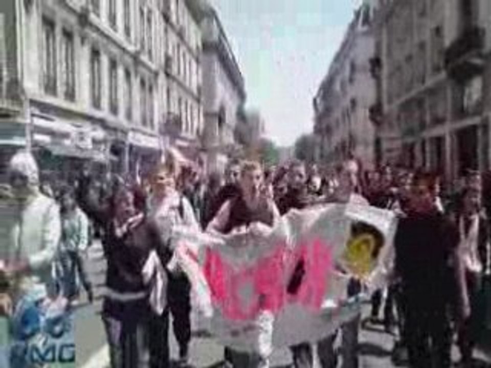 RMG REPORTAGE MANIF LYCEES JEUDI 22 MAI 2008 GRENOBLE