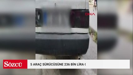 Batman'da abart egzoz kullanan 5 araç sürücüsüne 236 bin lira ceza