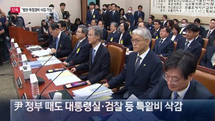 [단독]민주당, 법원 특정업무경비도 압박…“증빙 없으면 삭감”