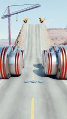 Realistic BeamNG Drive car crash physics. Watch in