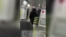 L'aggressione a una modella brasiliana sul treno per Milano in un video