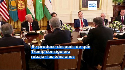 Trump saluda a los líderes de Asia Central tras una reunión en la Casa Blanca para profundizar en los vínculos minerales