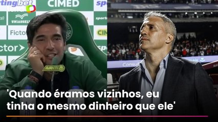 Abel Ferreira responde Crespo sobre ‘Palmeiras ter mais dinheiro’