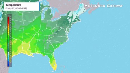 Arctic air is surging southward across the U.S. this weekend.