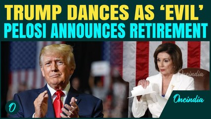 VIDEO:'Evil Woman' Trump Mocks Pelosi’s Retirement, Says She ‘Did A Poor Job’ And ‘Damaged America’