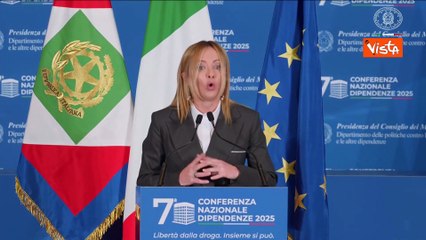 Meloni: Risposte coraggiose contro vecchie e nuove dipendenze