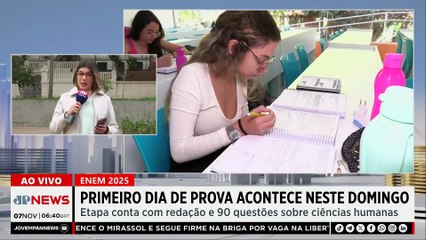 Enem 2025: 1º dia de provas tem redação e 90 questões de Humanas