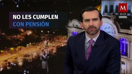 Ferrocarrileros protestan por pensiones prometidas por AMLO