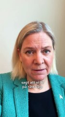 Magdalena Andersson - 67 500 personer kopplas till gängkriminella - utveckling går åt fel håll. (07.11.25)