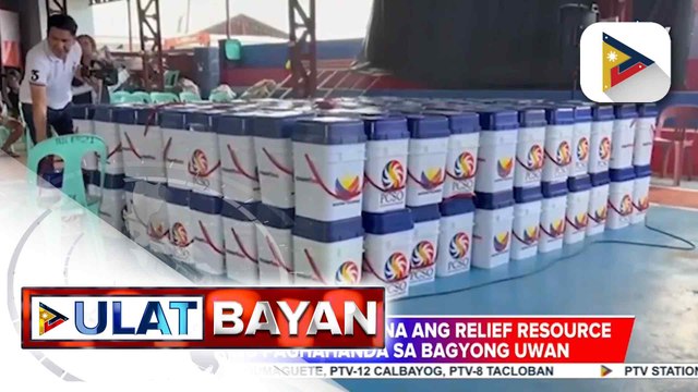 Ilocos region, naghahanda ng relief goods at mga gamit sa pag-rescue bago pa tumama ang Bagyong #UwanPH | ulat ni Jude Pitpitan ng RP