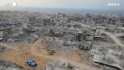 Cosa resta di Gaza: la devastazione nelle riprese aeree durante la tregua
