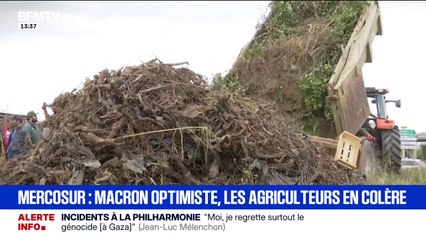Changement de ton d'Emmanuel Macron sur le Mercosur: les syndicats agricoles dénoncent "un bras d'honneur fait aux agriculteurs"