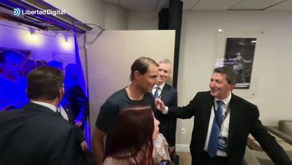 Así ha sido el emotivo encuentro entre Nadal y Javier Milei