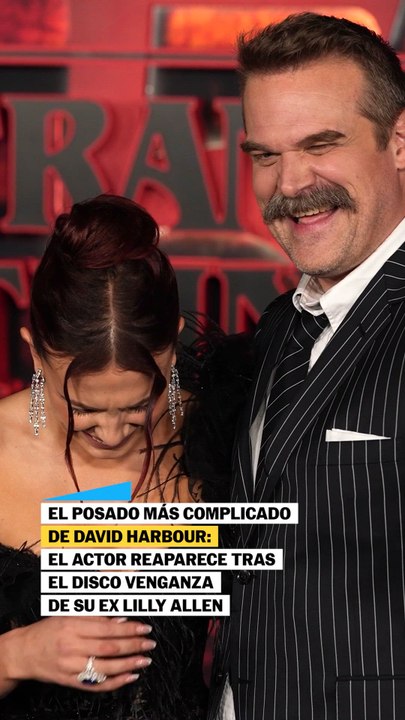 David Harbour reparece en público tras el disco venganza de Lilly Allen