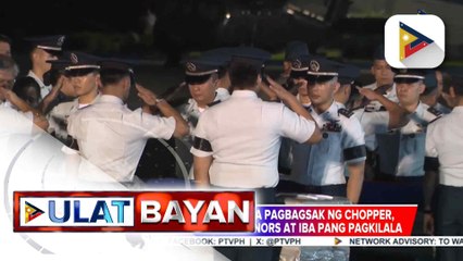 Mga sundalong nasawi sa bumagsak na helicopter ng PAF, binigyan ng full military honors | ulat ni Gab Villegas