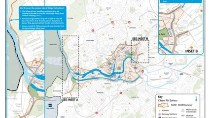 Bristol councillors reject plan to raise Clean Air Zone charges