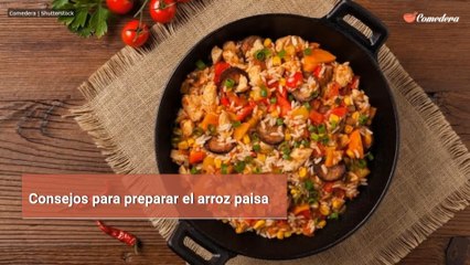 Consejos para preparar el arroz paisa