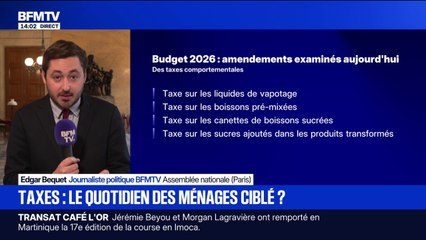 Sucre, tabac, alcool... De nouvelles taxes examinées à l'Assemblée nationale