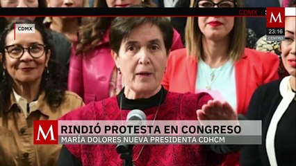María Dolores González Saravia rinde protesta como presidenta de la CDHCM