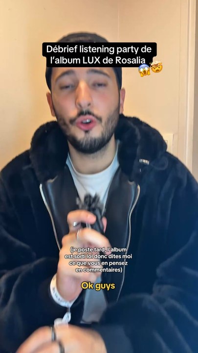 Débrief listening party de l’album LUX de Rosalia 😱🤯