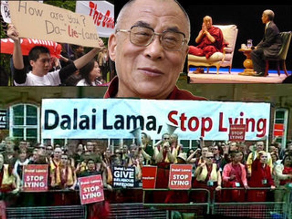 Dalai Lama protest London 22 may 2008 Royal Albert Hall