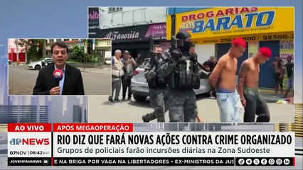 Rio planeja novas megaoperações contra o crime organizado