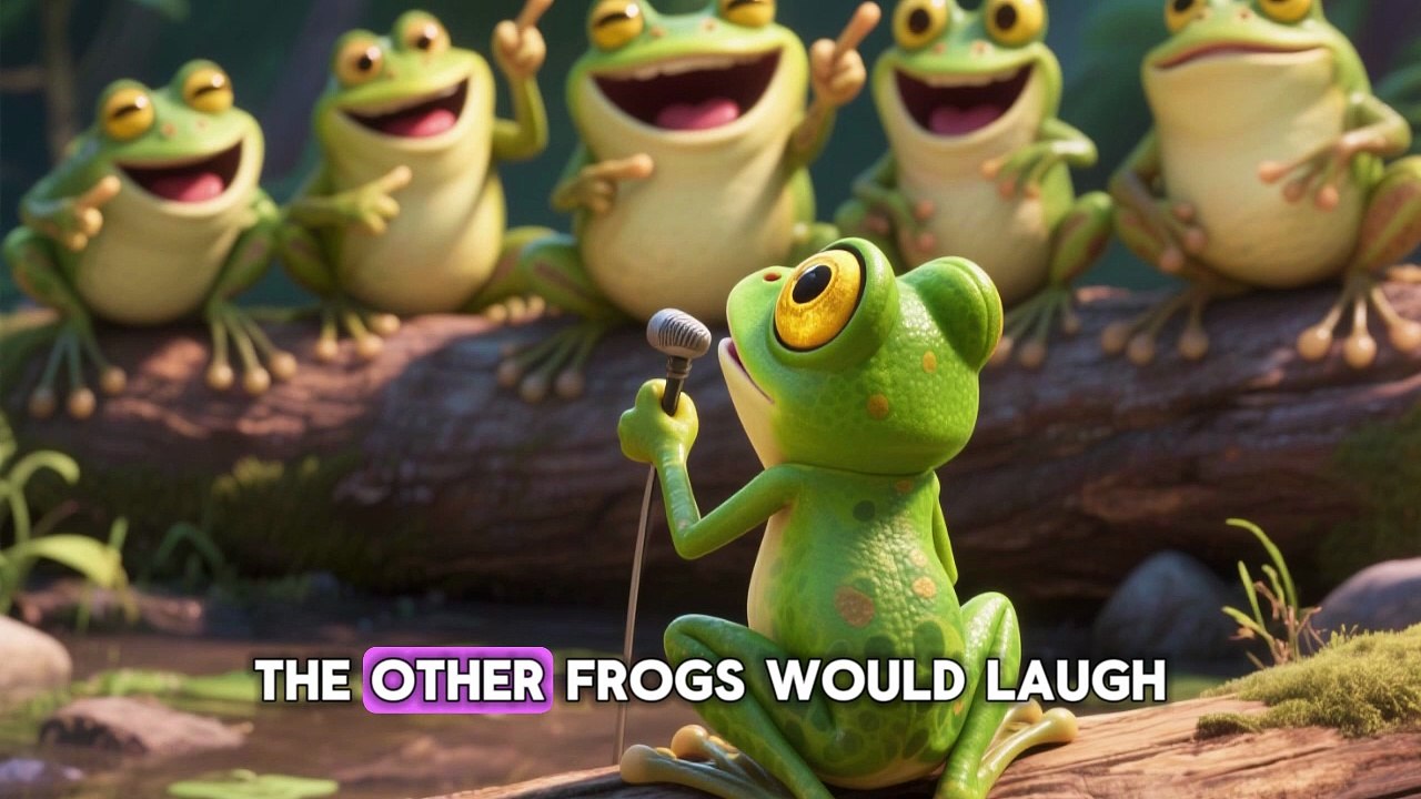 Mixy Daily Toons TV, cartoon stories☀️“The Frog Who Wanted to Sing” __