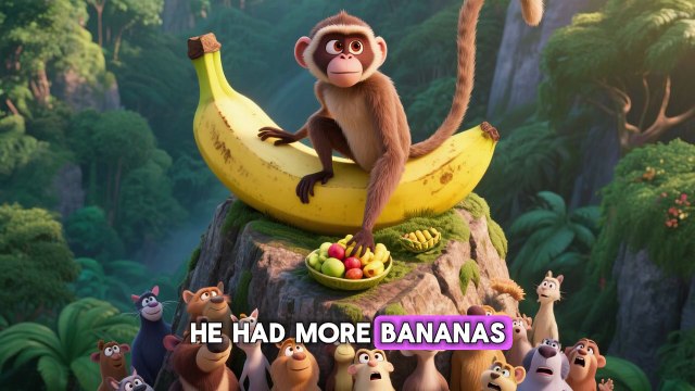 Mixy Daily Toons TV, cartoon stories☀️“The Monkey and the Magic Coconut” __