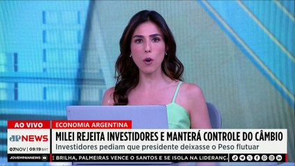 Javier Milei rejeita investidores e mantém controle cambial n