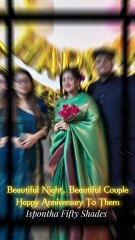 ভালবাসার পূর্ণতা দেখতেও ভাল লাগে ❤️ Warm wishes on Wedding anniversary! 🌼 May your bond continue to grow stronger and your hearts stay forever connected. 💖 -Ispontha Fifty Shades  . . #IsponthaFiftyShades #AnniversaryVibes #WeddingAnniversary