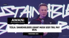 Tesla: Shareholders grant Musk USD1 tril pay deal