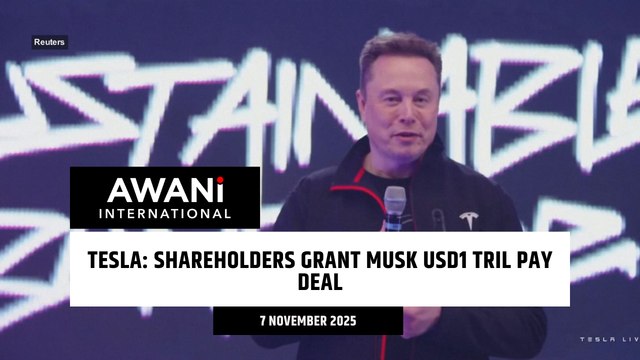 Tesla: Shareholders grant Musk USD1 tril pay deal
