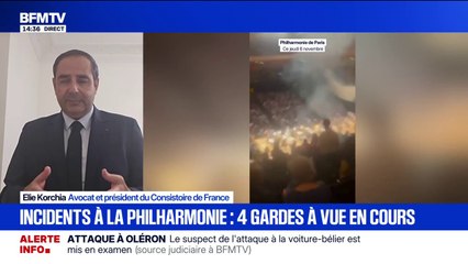 Incidents à la Philharmonie: Elie Korchia, avocat et président du Consistoire de France, juge "déplorables" les réactions de LFI