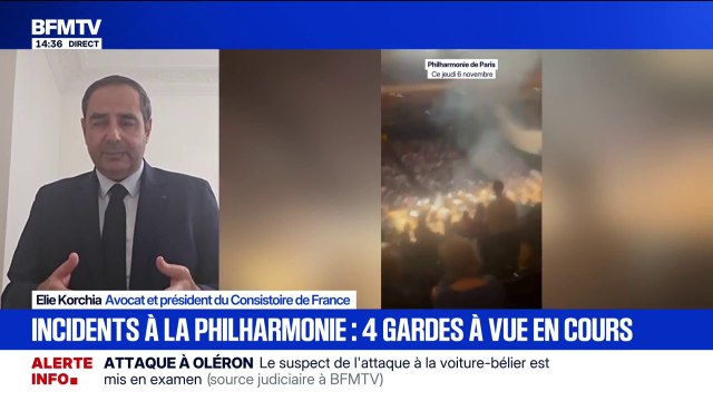 Incidents à la Philharmonie: Elie Korchia, avocat et président du Consistoire de France, juge déplorables les réactions de LFI