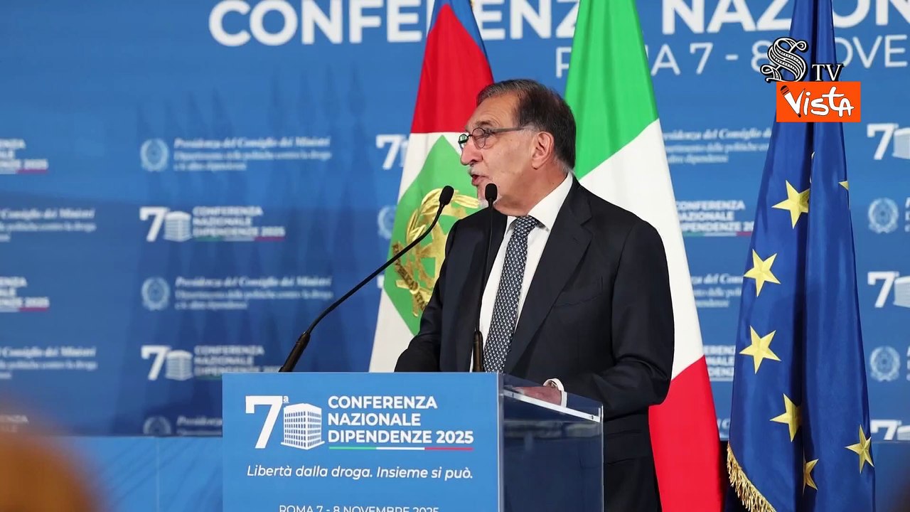 La Russa: "Il Governo sta facendo tanto e in modo deciso per contrastare le dipendenze"